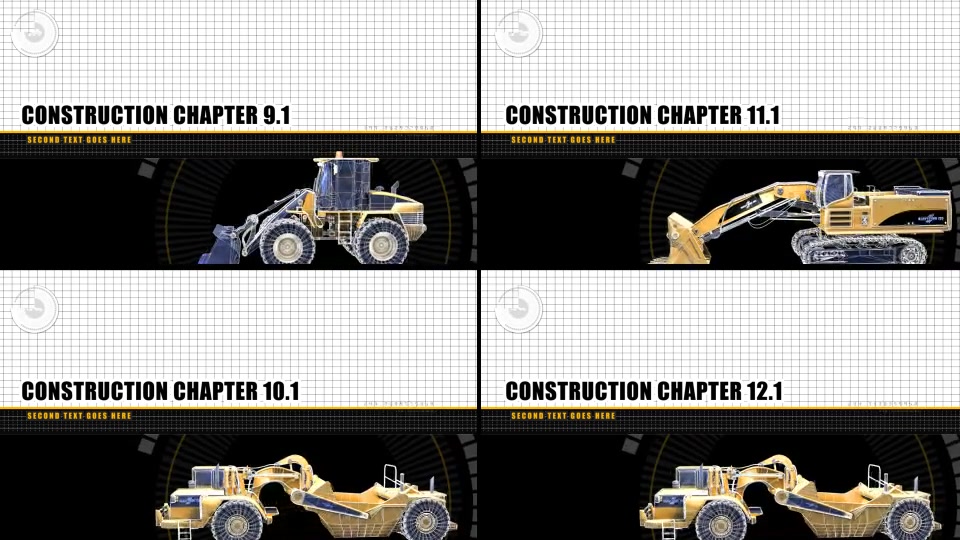 Construction Lower Thirds & Chapter Titles - Download Videohive 16057604