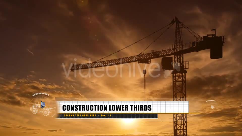 Construction Lower Thirds & Chapter Titles - Download Videohive 16057604