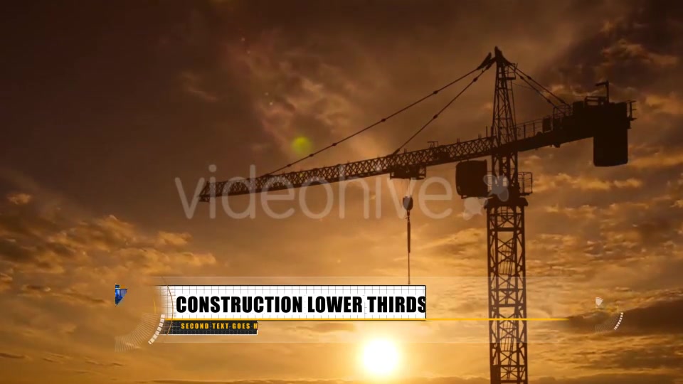 Construction Lower Thirds & Chapter Titles - Download Videohive 16057604