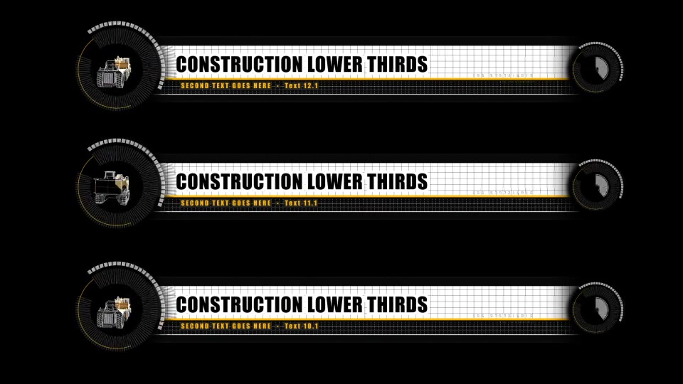 Construction Lower Thirds & Chapter Titles - Download Videohive 16057604