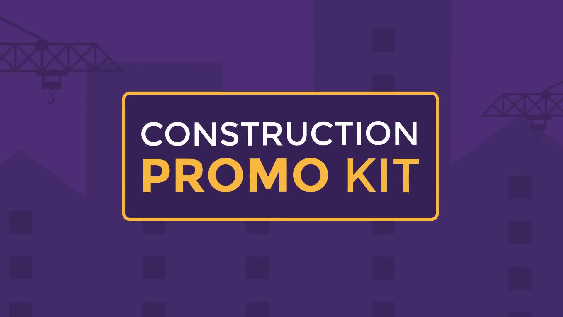Construction Promo Videohive 13707879 After Effects Image 1
