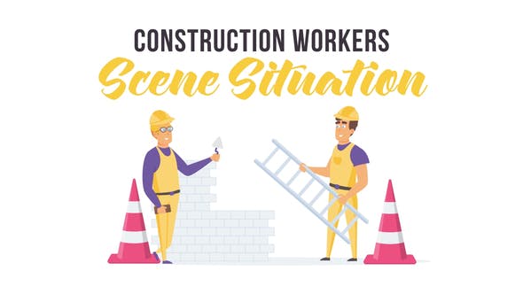Construction workers Scene Situation - 28256036 Videohive Download