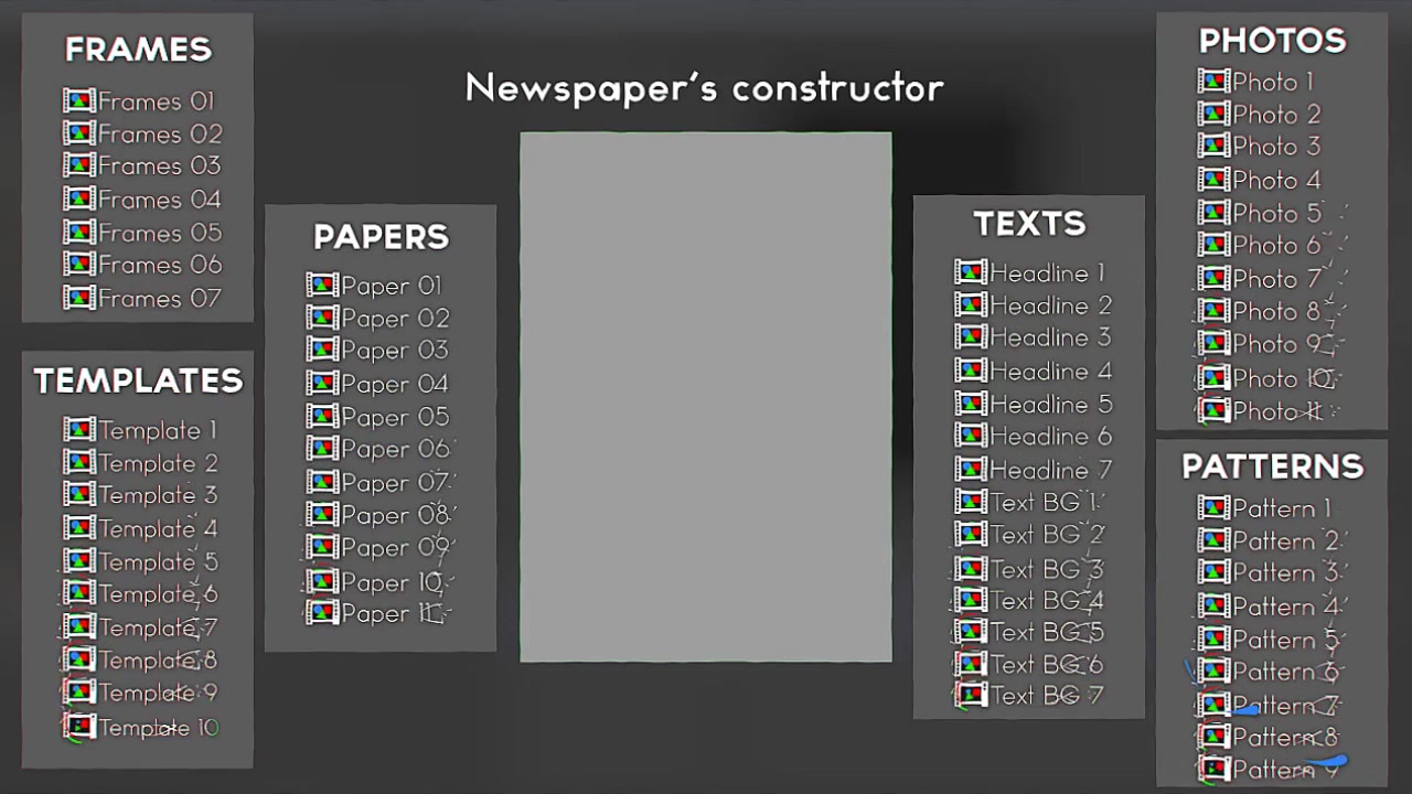 Constructor Of Newspapers - Download Videohive 11033351