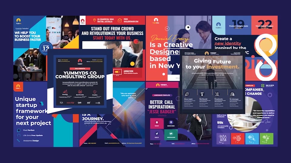 Consulting Business Corporate & Finance Advisor Instagram Post Videohive 33421987 After Effects Image 13