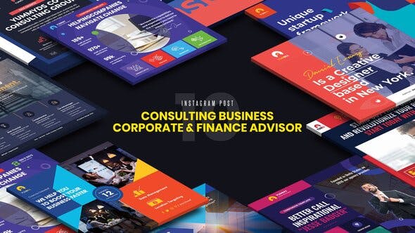 Consulting Business Corporate & Finance Advisor Instagram Post - Videohive 33421987 Download