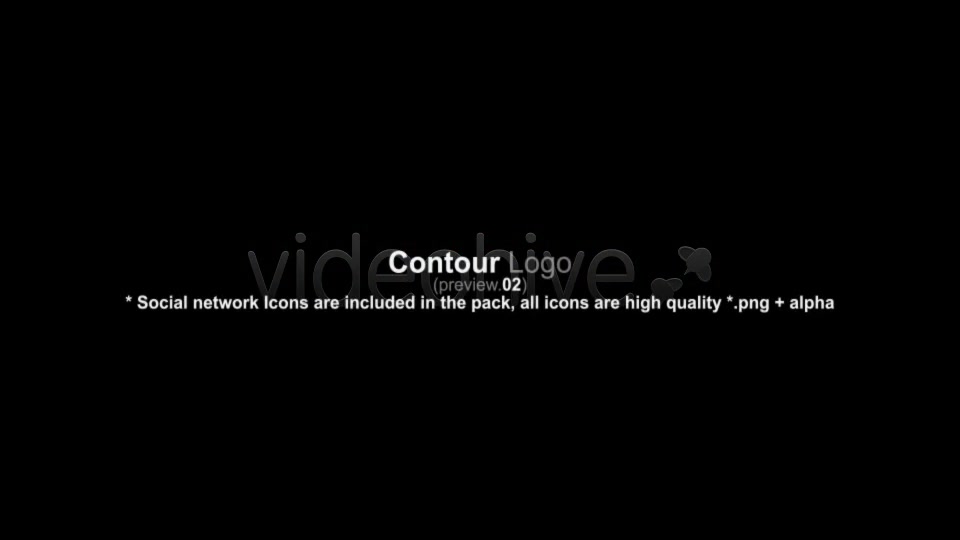Contour Logo / Social Media Network - Download Videohive 3290890