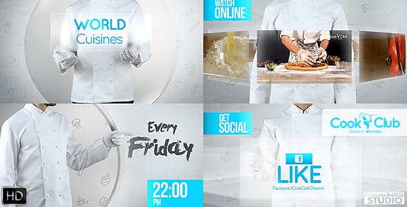 Cook Club Broadcast Package - Download Videohive 14859304