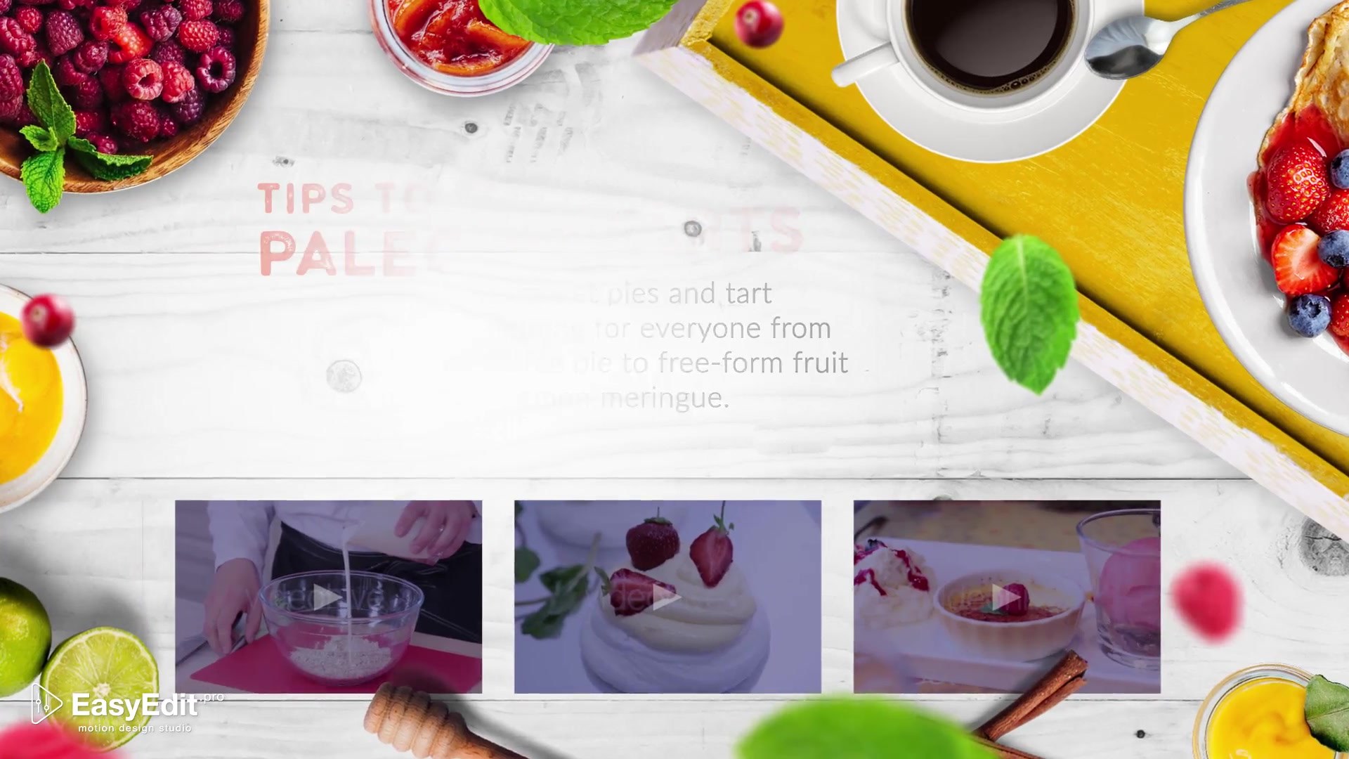 Cooking Design Pack Desserts - Download Videohive 20035937