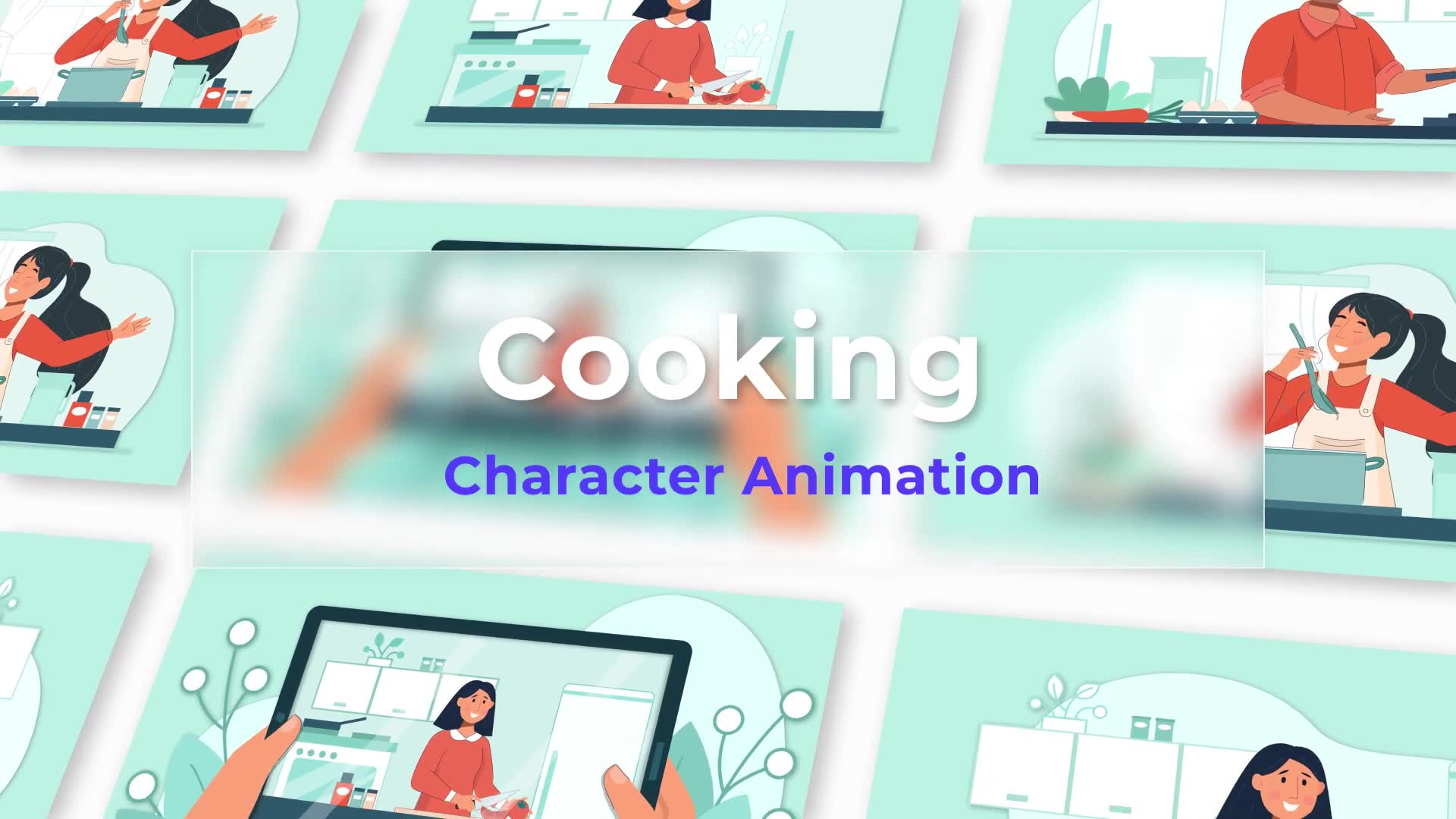 Cooking Explainer And Animated Scene Pack Videohive 36813090 After Effects Image 2