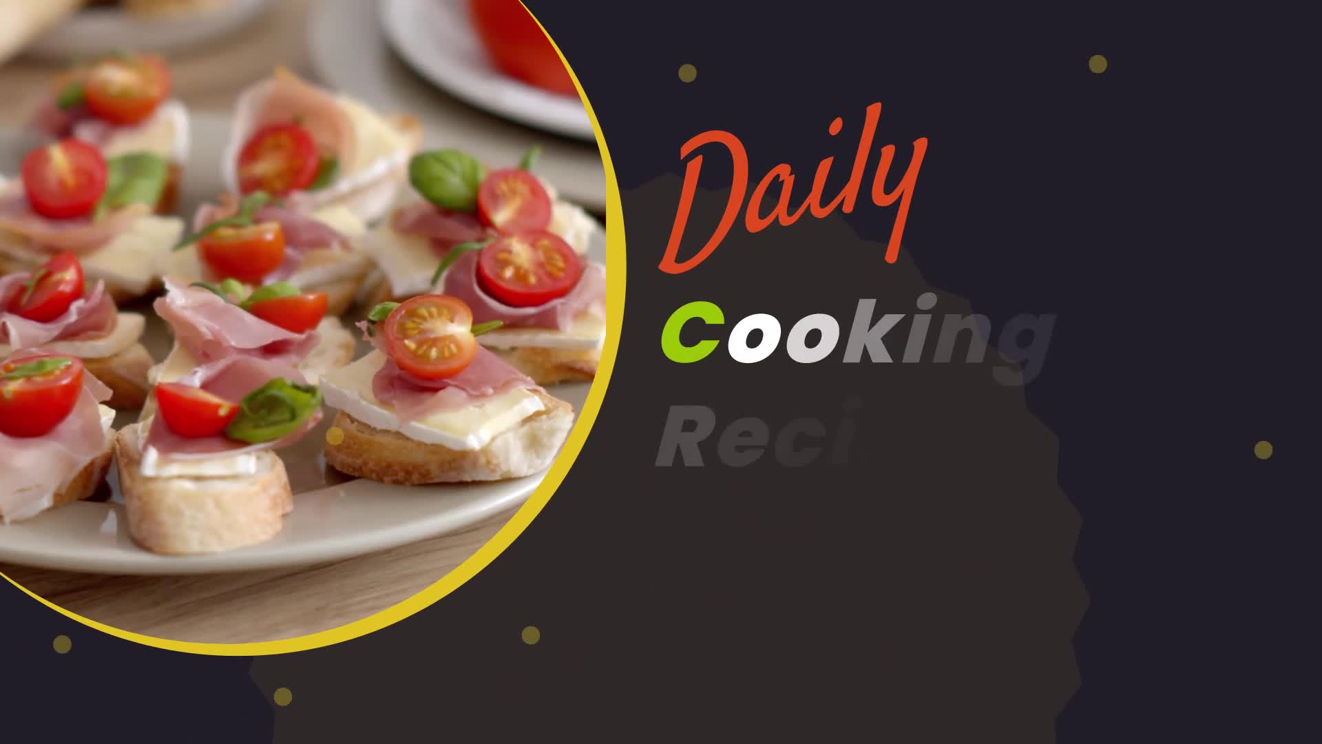 Cooking Recipes Food Slideshow After Effects Template Videohive 33456400 After Effects Image 1