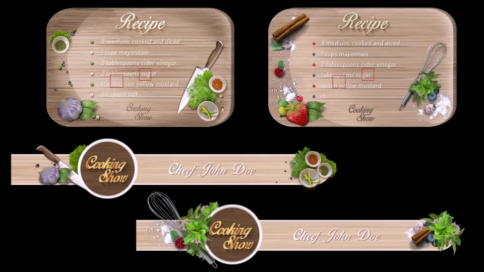 Cooking Show Pack 2 Videohive 16149174 After Effects Image 12