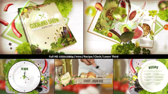 Cooking TV Show Pack | Journal - Download Videohive 22751769