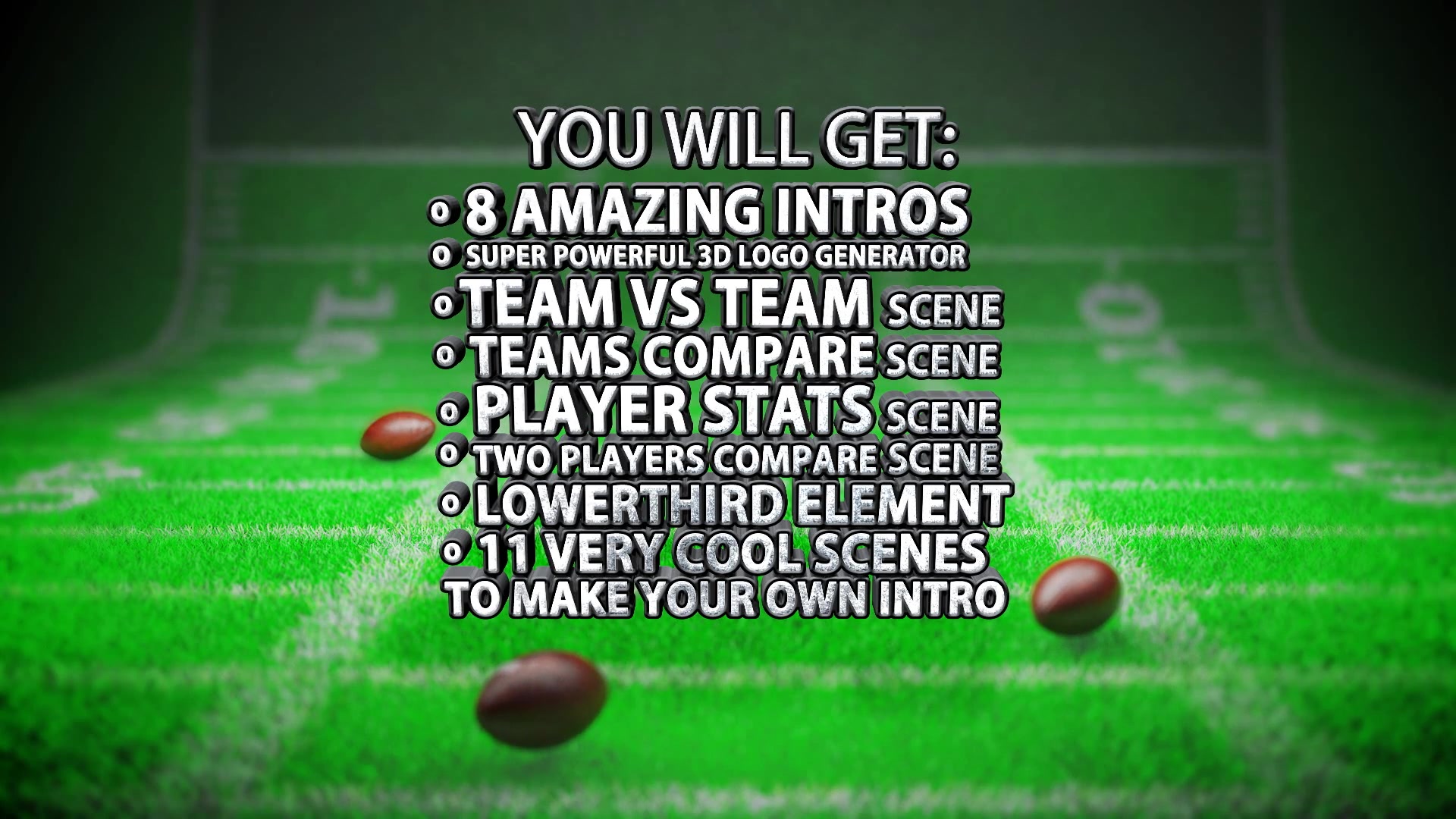 Cool American Football Intro - Download Videohive 19968542