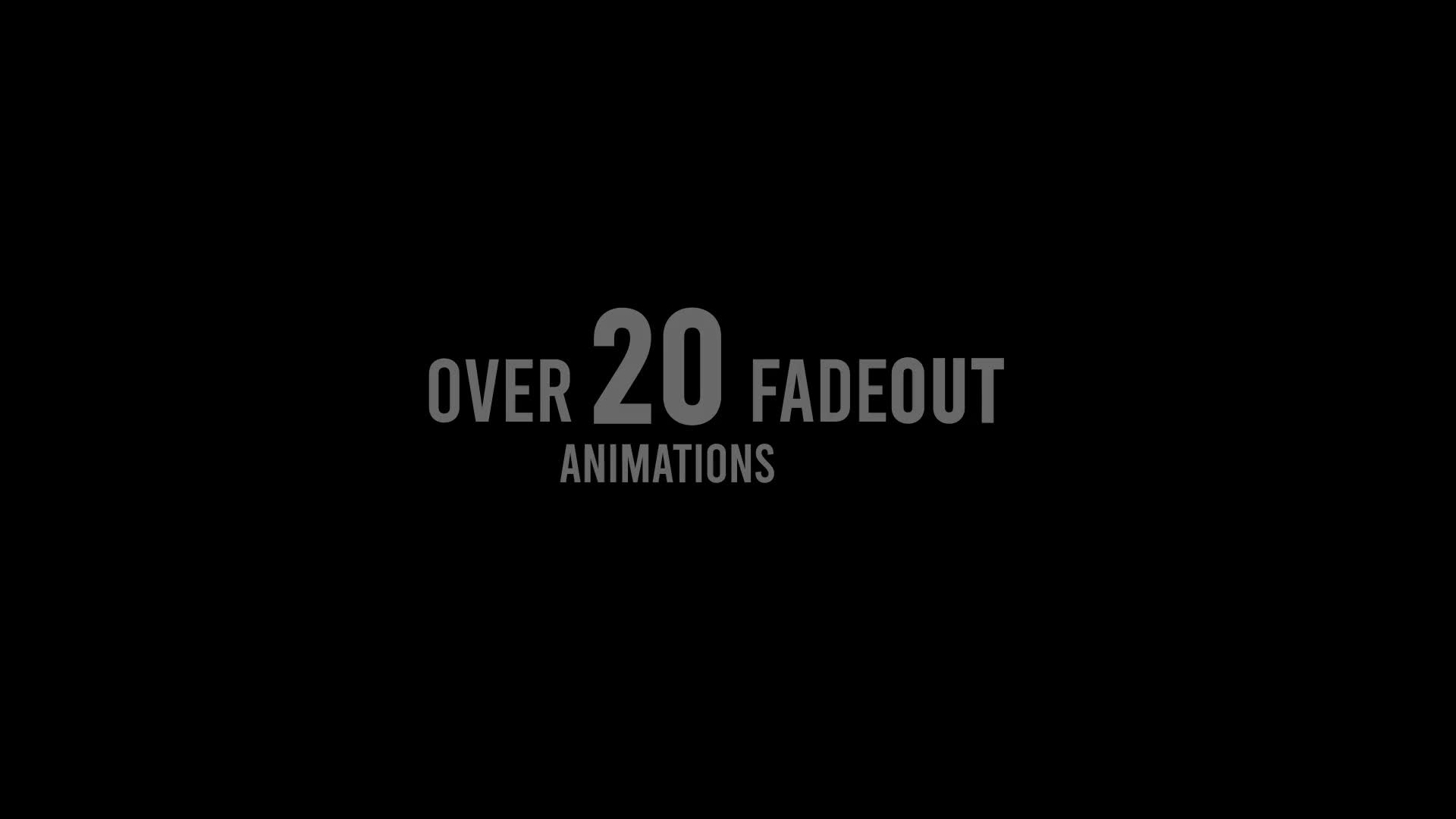 Cool Fade Out KIT Videohive 34326922 After Effects Image 1