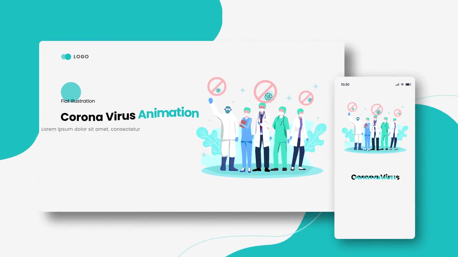 Corona Virus Animations Flat Concept Videohive 39157492 After Effects Image 2