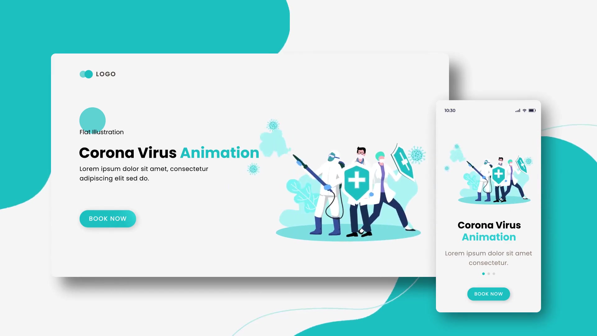 Corona Virus Animations Flat Concept Videohive 39157492 After Effects Image 6