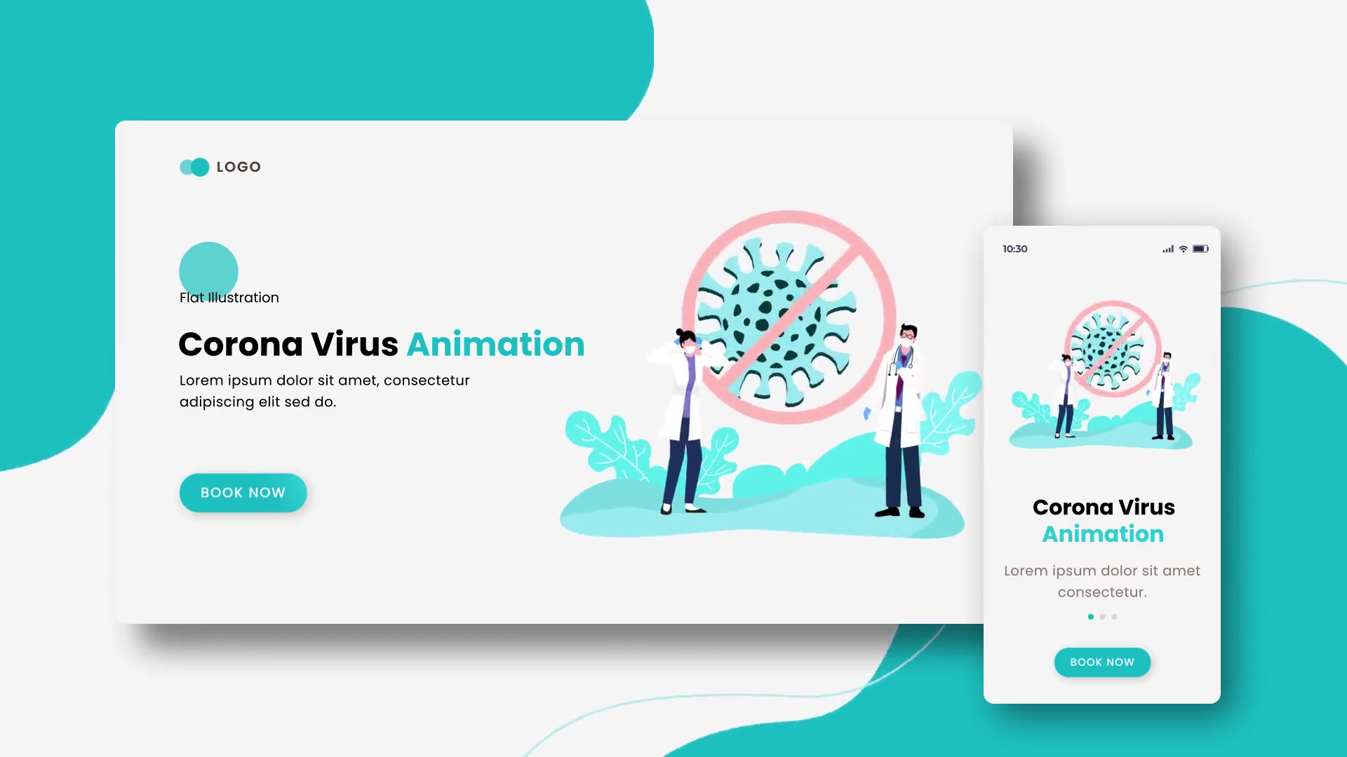 Corona Virus Animations Flat Concept Videohive 39157492 After Effects Image 8