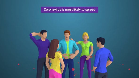 Corona Virus Explainer (Low Poly Style) - Videohive 26440030 Download