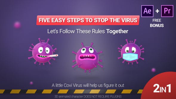 Corona Virus (Five Simple Rules) - Download 26203876 Videohive
