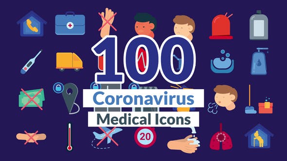 Corona Virus Icons - Download Videohive 26721767