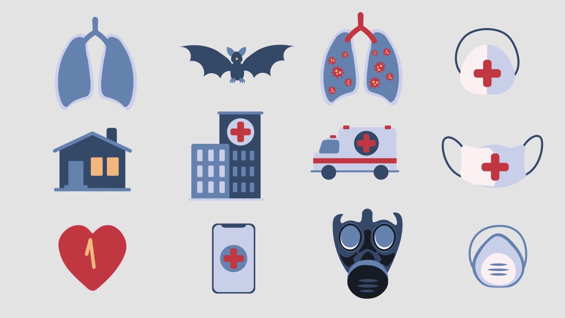 Corona Virus Medical Icons Videohive 26373635 After Effects Image 9