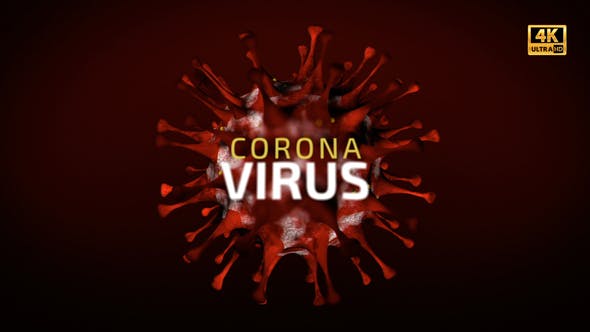 Corona Virus Titles CovID Loop 4K - Download 26065613 Videohive