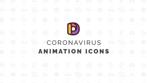 Coronavirus Animation Icons - Videohive Download 35766380
