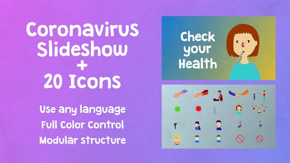 Coronavirus Slideshow | Premiere Pro MOGRT - Download Videohive 26390704