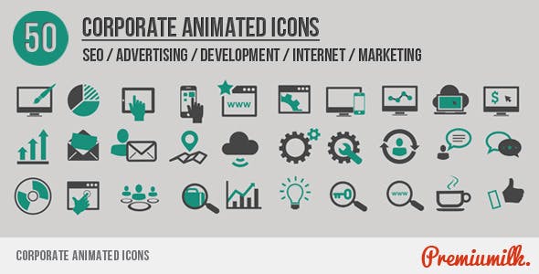 Corporate Animated Icons - 5710044 Download Videohive
