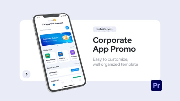 Corporate App Promo for Premiere Pro - Download Videohive 34096293