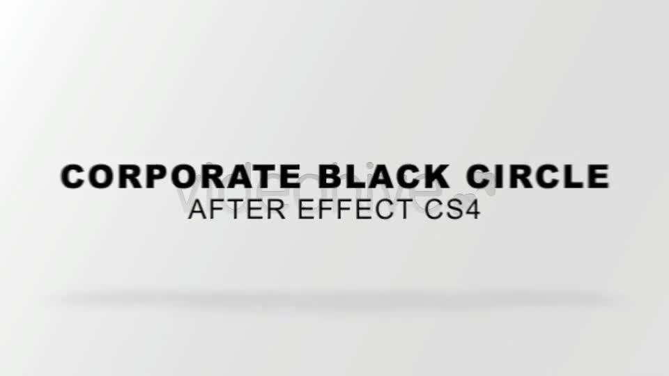 Corporate Black Circle Videohive 629886 After Effects Image 1