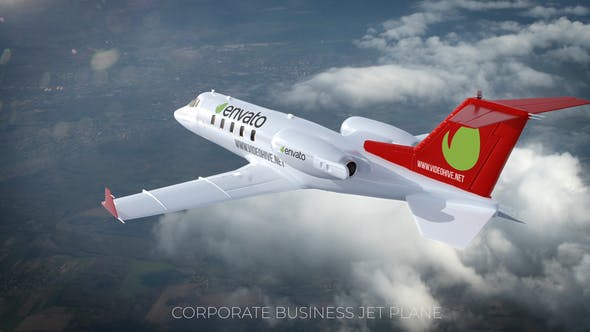Corporate Business Jet Plane - 22936695 Videohive Download