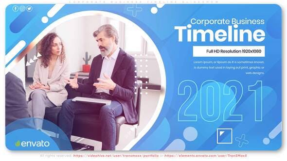 Corporate Business Timeline Slideshow - Download 29956046 Videohive