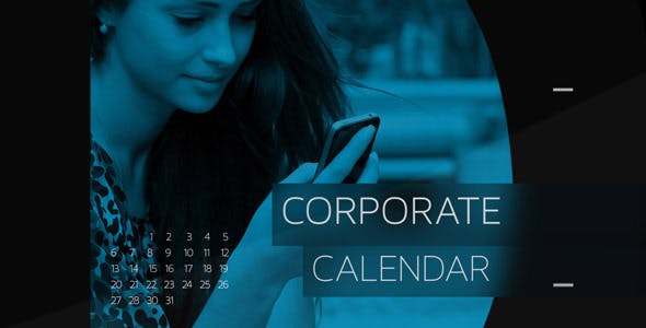 Corporate Calendar Timeline - Videohive Download 5235084