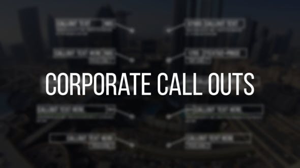 Corporate Call Outs - Download 24666764 Videohive