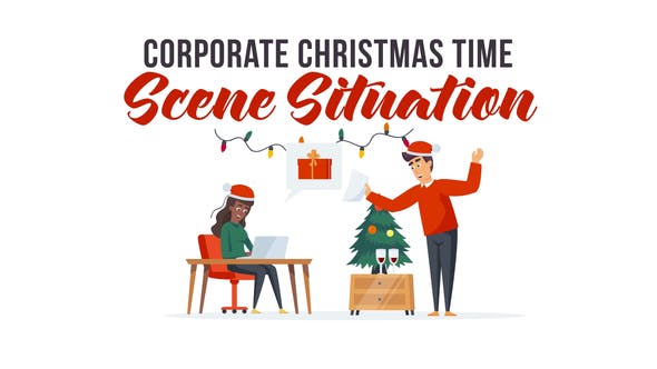 Corporate Christmas time Scene Situation - 29437357 Download Videohive