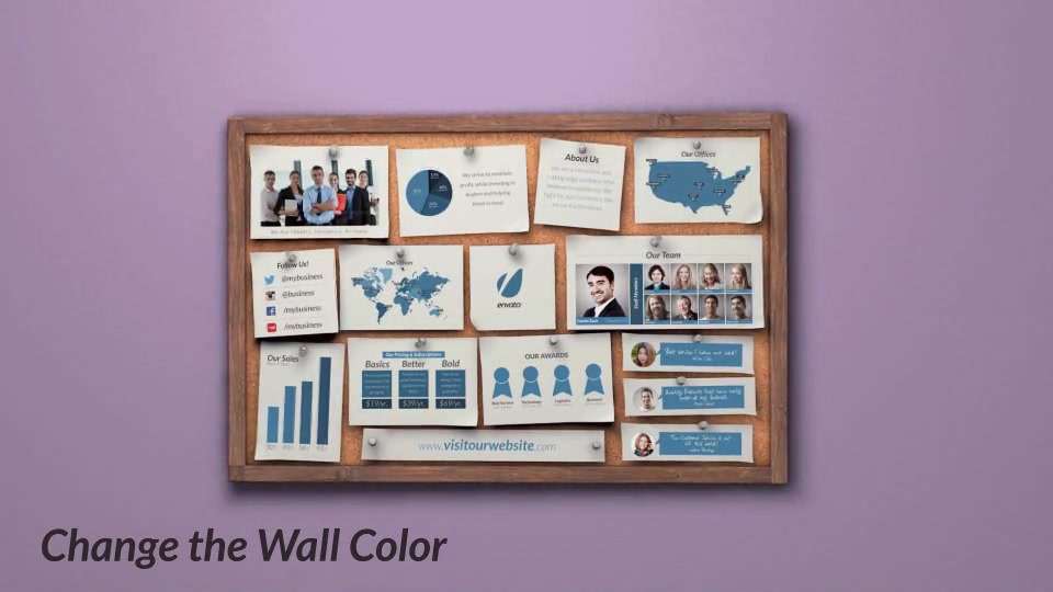 Corporate Corkboard Presentation - Download Videohive 8198187