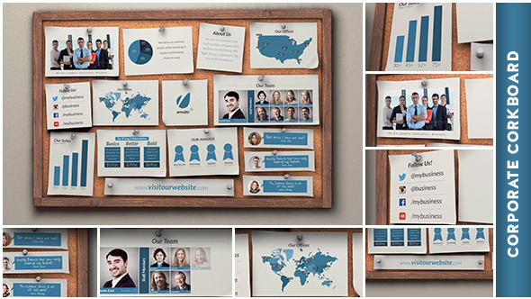 Corporate Corkboard Presentation - Download Videohive 8198187