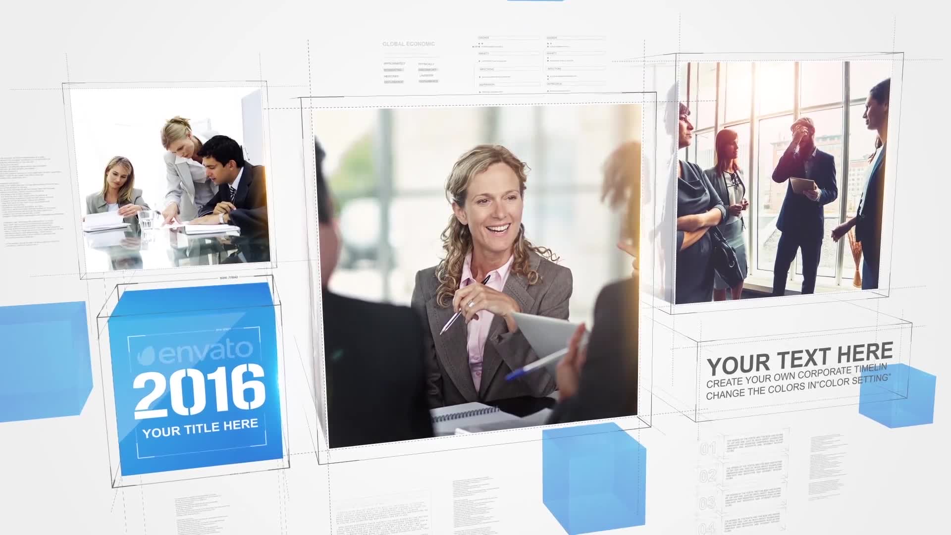 Corporate Cube Timeline Videohive 20549481 After Effects Image 10