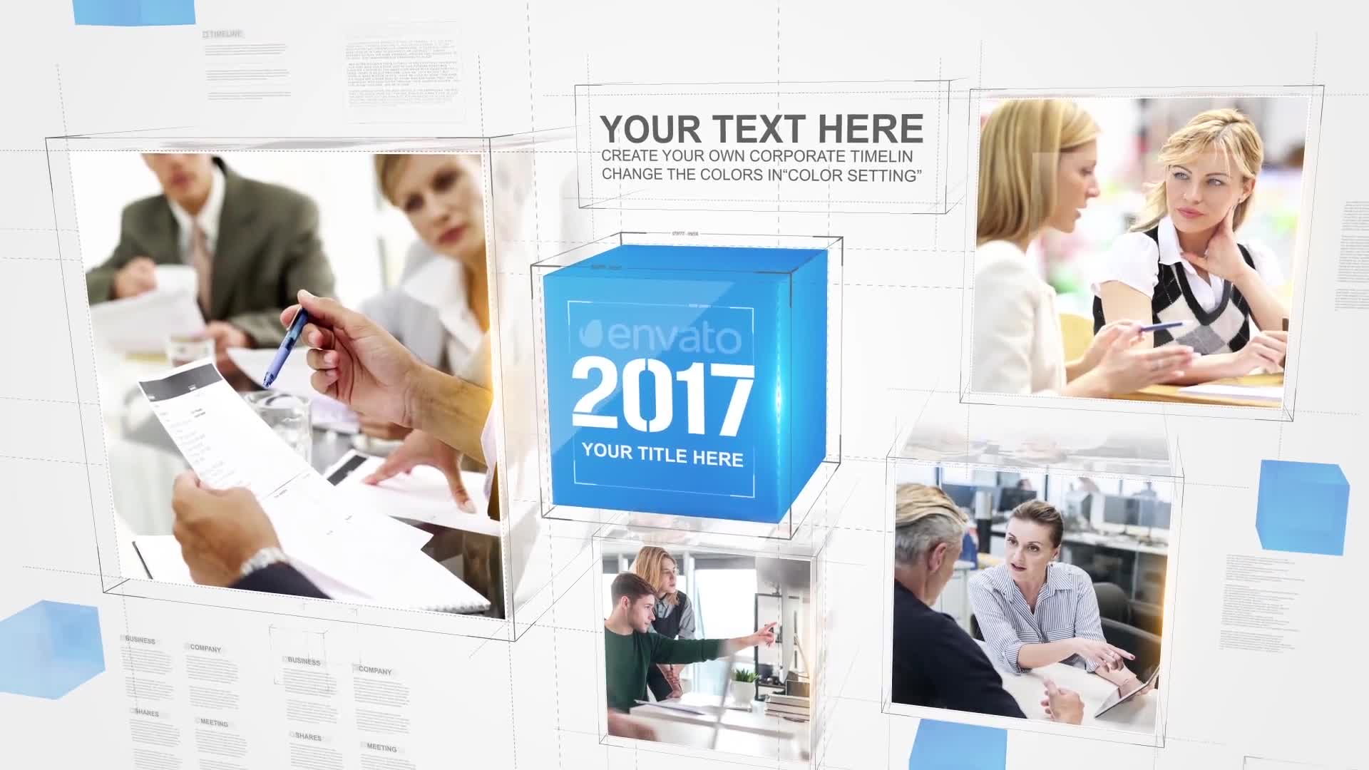 Corporate Cube Timeline Videohive 20549481 After Effects Image 11