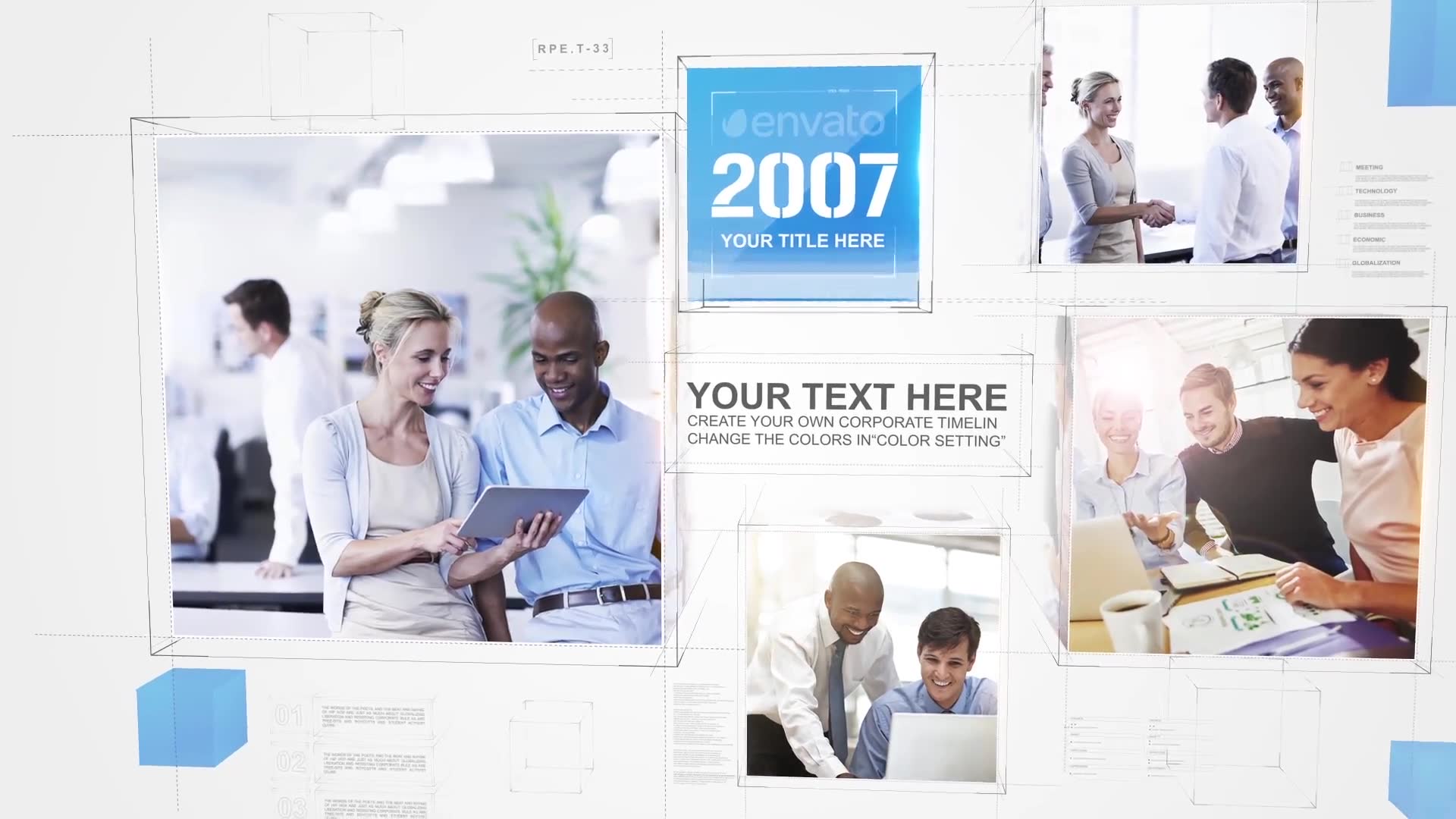 Corporate Cube Timeline Videohive 20549481 After Effects Image 2
