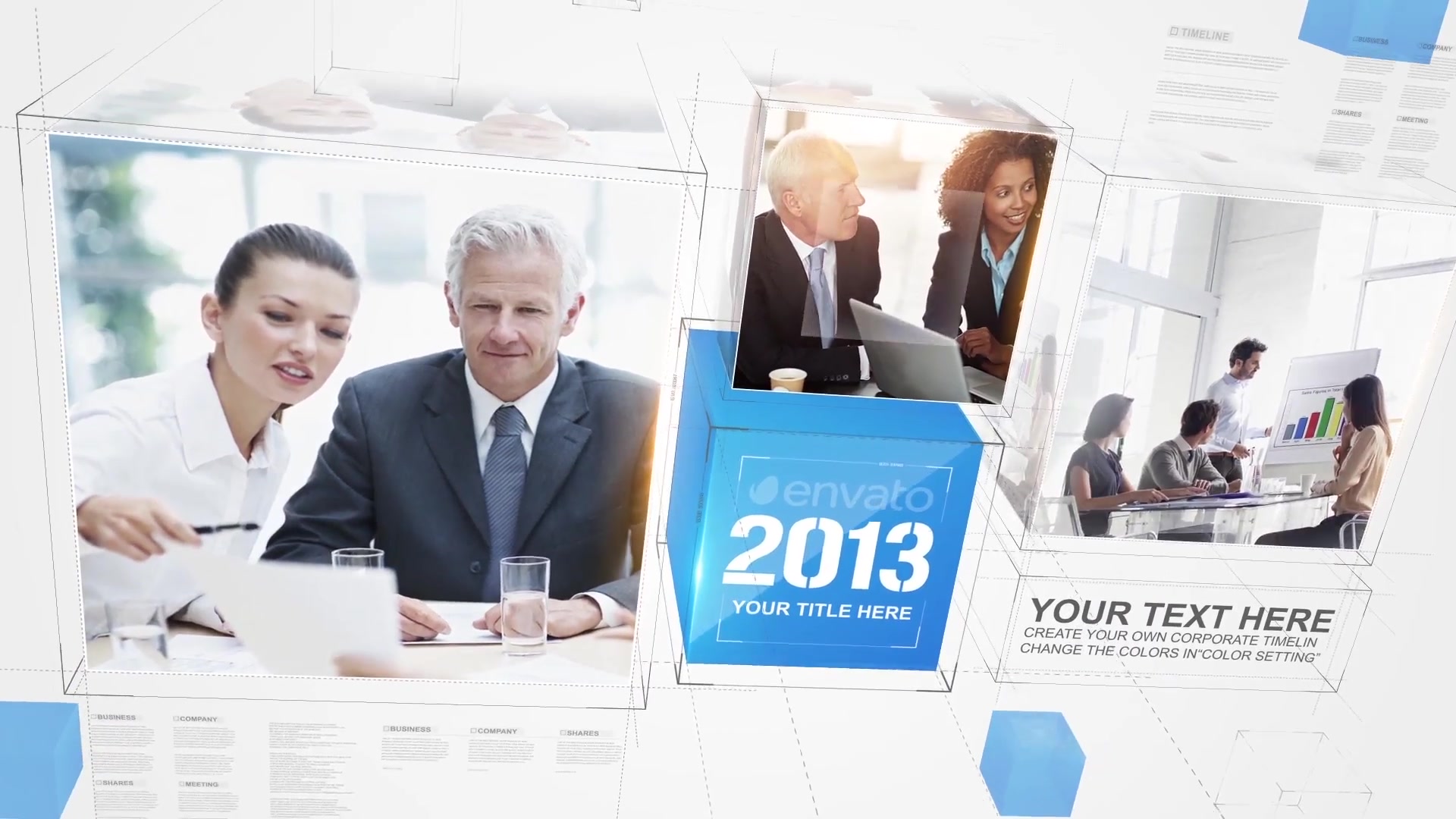 Corporate Cube Timeline Videohive 20549481 After Effects Image 7