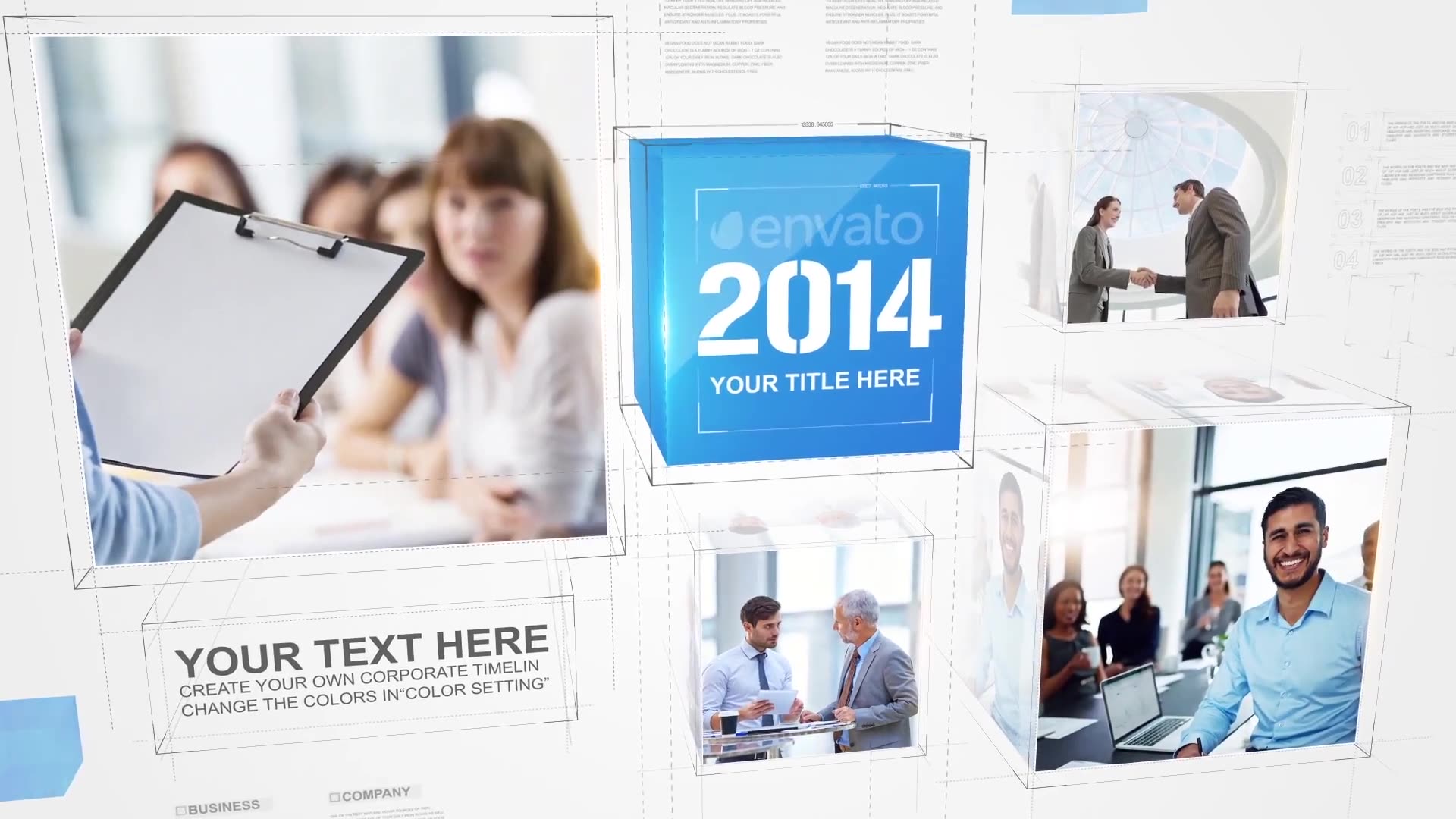 Corporate Cube Timeline Videohive 20549481 After Effects Image 8