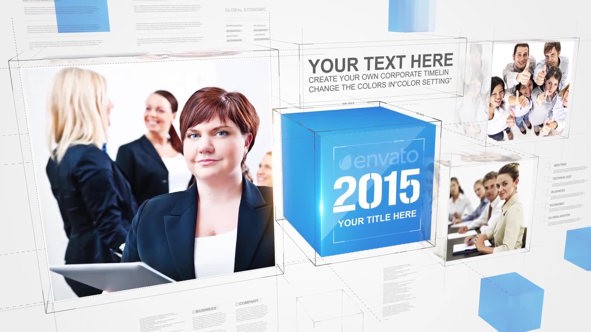 Corporate Cube Timeline Videohive 20549481 After Effects Image 9