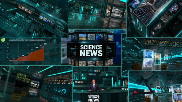 Corporate Economics Science News Broadcast Full Package - Download 23927140 Videohive