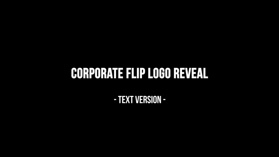 Corporate Flip Logo Reveal Videohive 9235048 After Effects Image 5