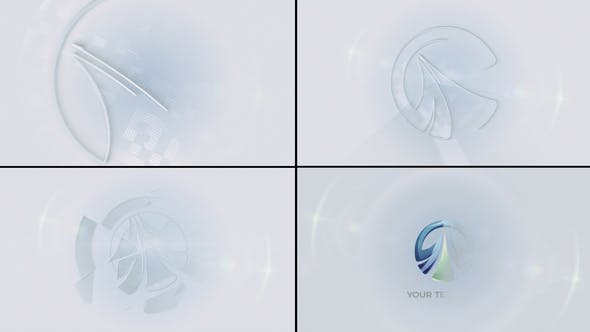 Corporate Glass Shatter Logo - 31105335 Videohive Download