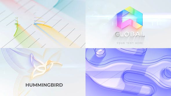 Corporate Glossy Logo 4in1 - 35720690 Videohive Download