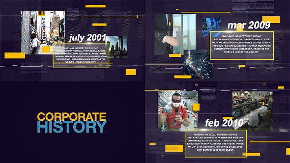 Corporate History - 17184098 Videohive Download