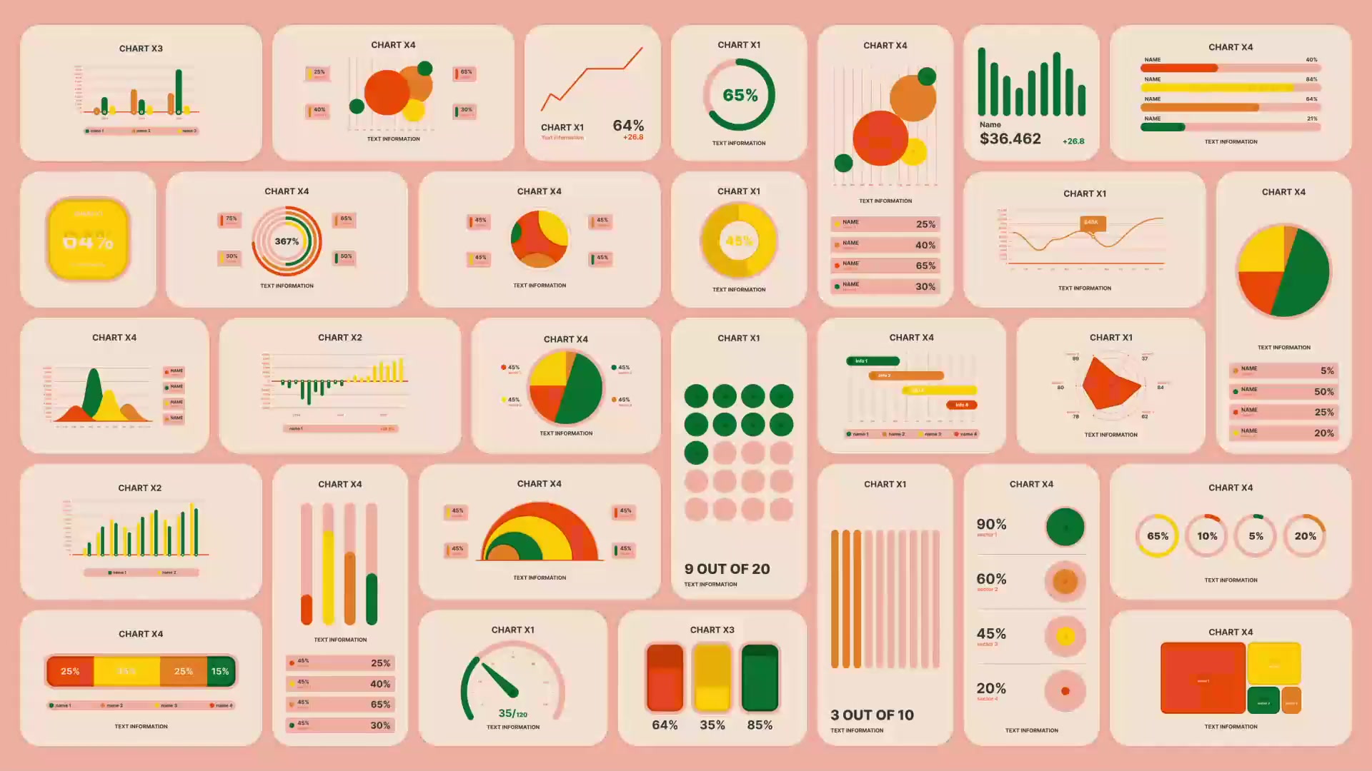 Corporate Infographic Charts Bundle Videohive 45344846 After Effects Image 9